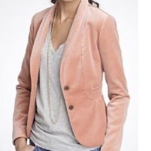J crew eden velvet blazer
